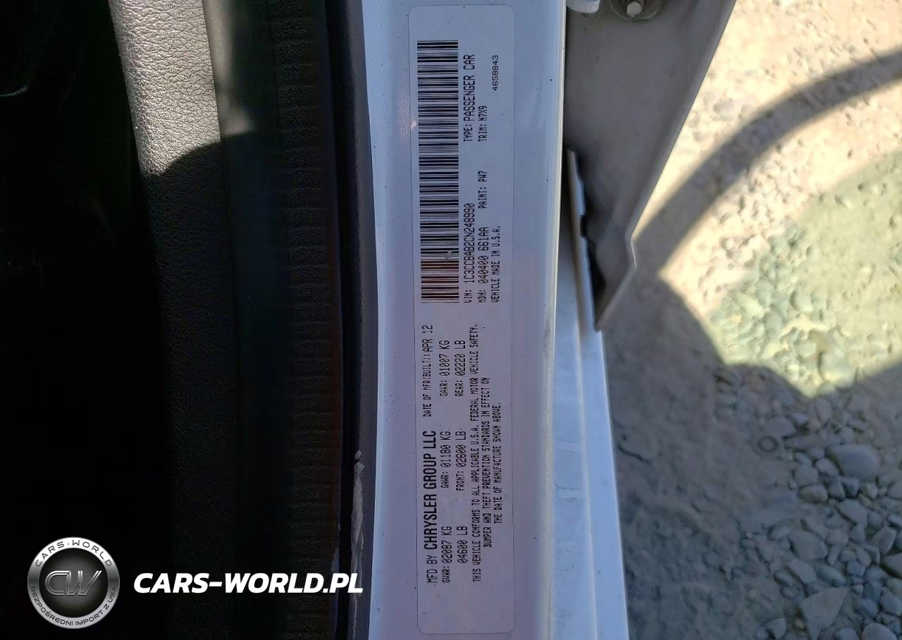 2012 Chrysler 200 Lx VIN:1C3CCBAB2CN248990 - 12