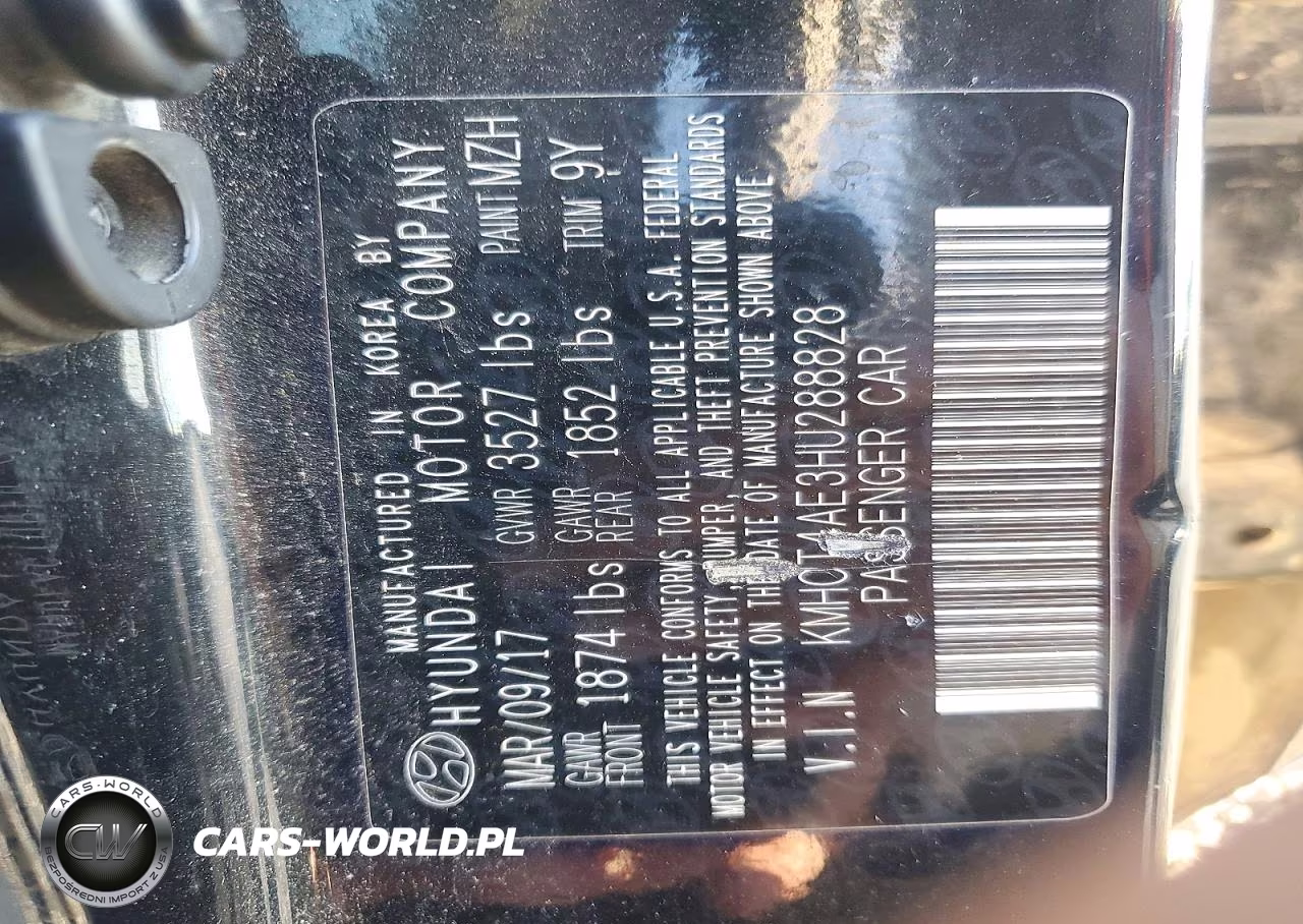 2017 Hyundai Accent Se VIN:KMHCT4AE3HU288828 - 12