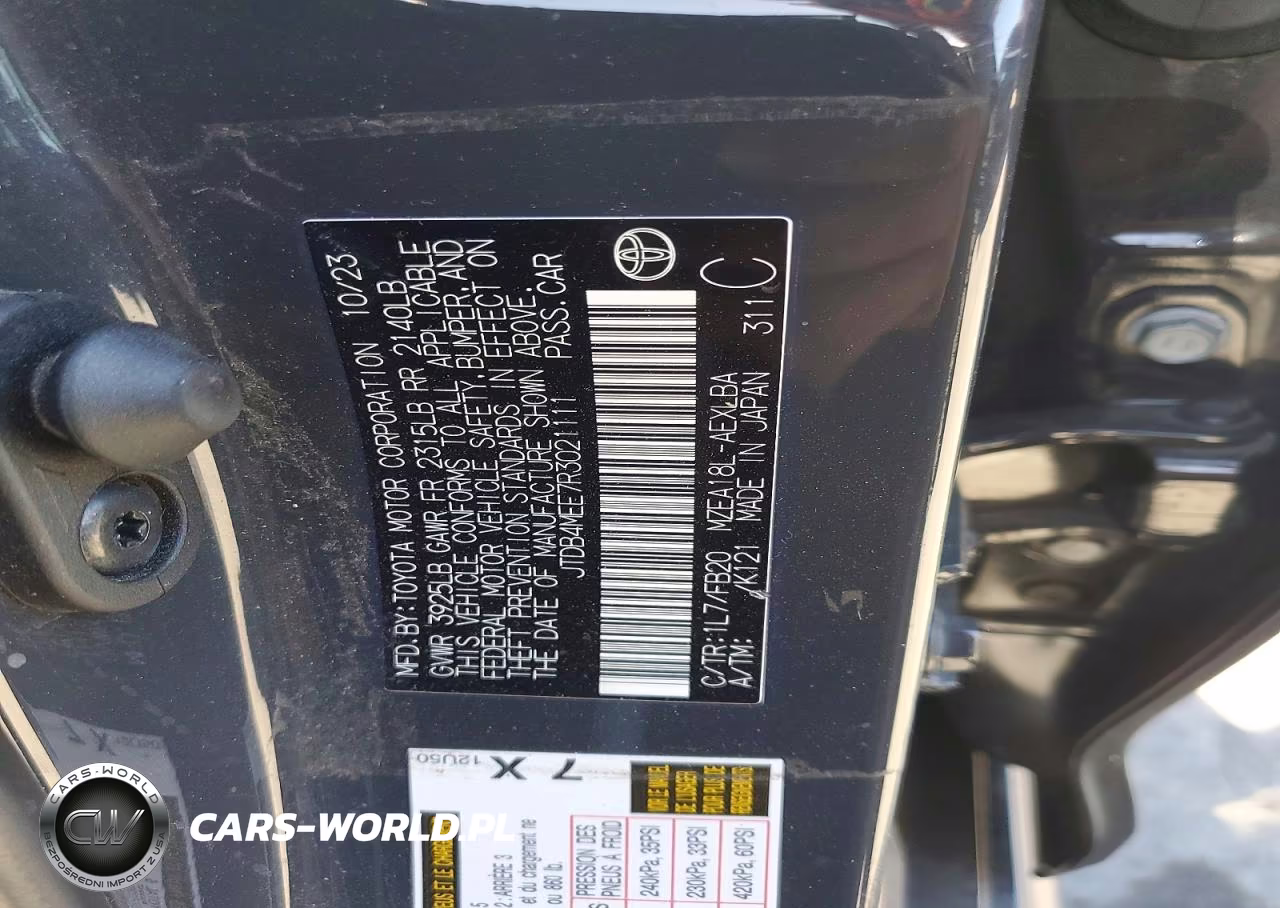 2024 Toyota Corolla Le VIN:JTDB4MEE7R3021111 - 12