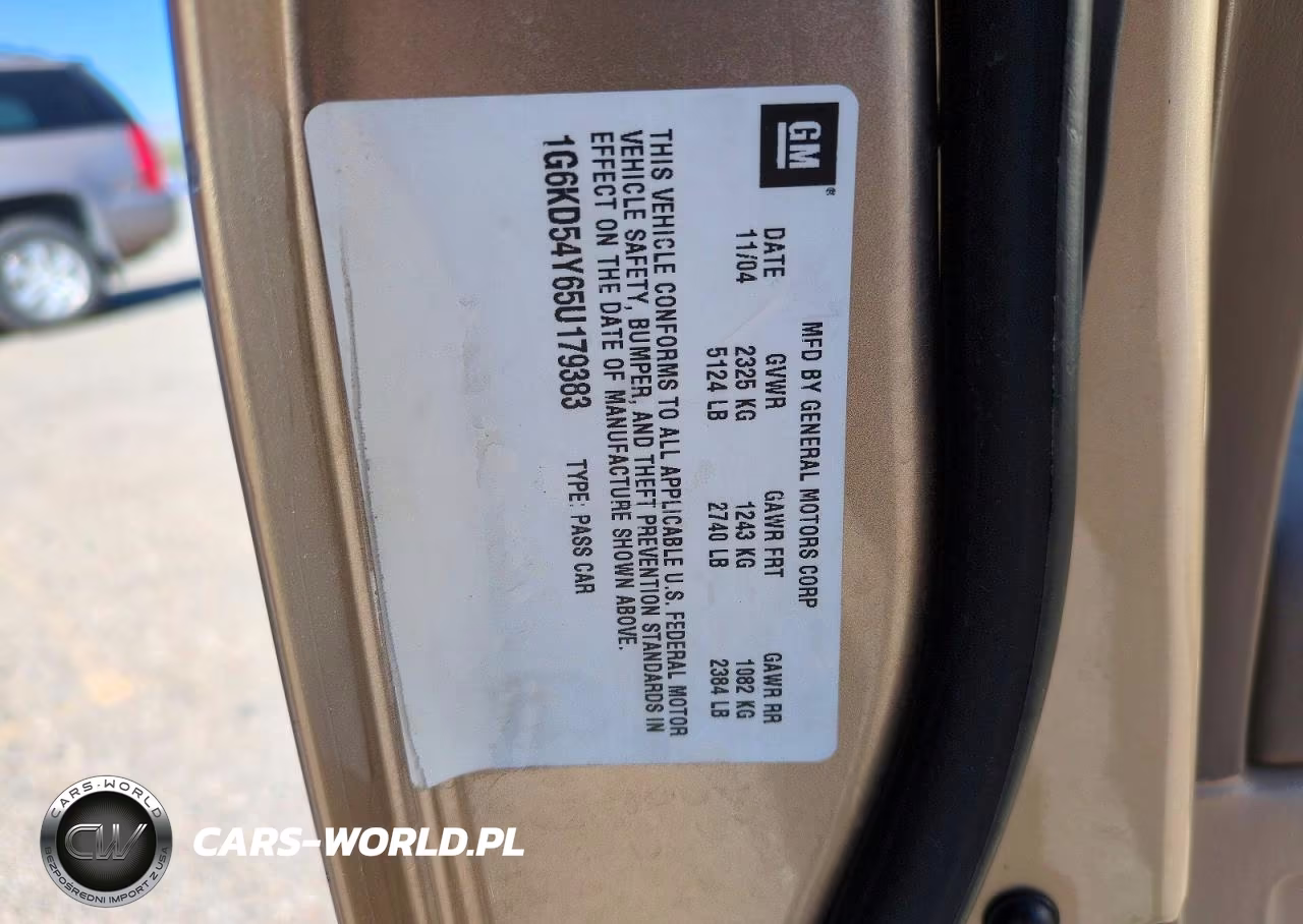 2005 Cadillac Deville VIN:1G6KD54Y65U179383 - 12