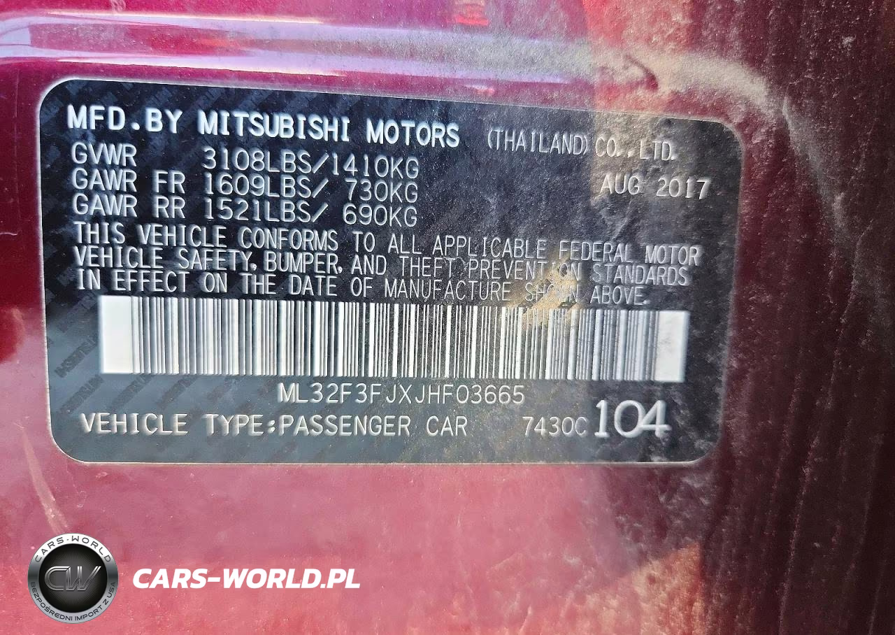 2018 Mitsubishi Mirage G4 Es VIN:ML32F3FJXJHF03665 - 12