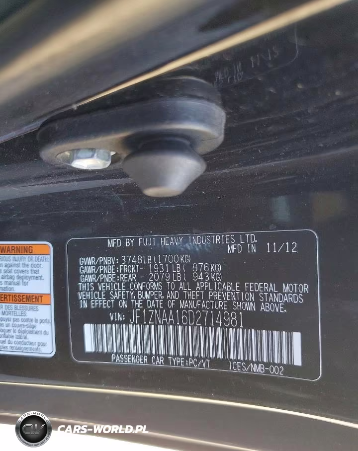 2013 Toyota Scion Fr-S VIN:JF1ZNAA16D2714981 - 12