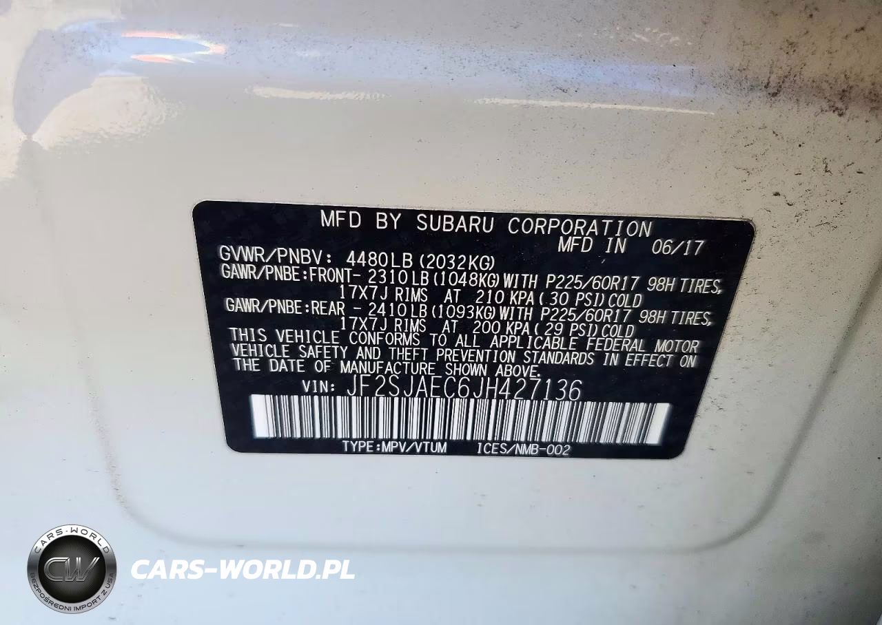 2018 Subaru Forester 2.5I Premium VIN:JF2SJAEC6JH427136 - 14