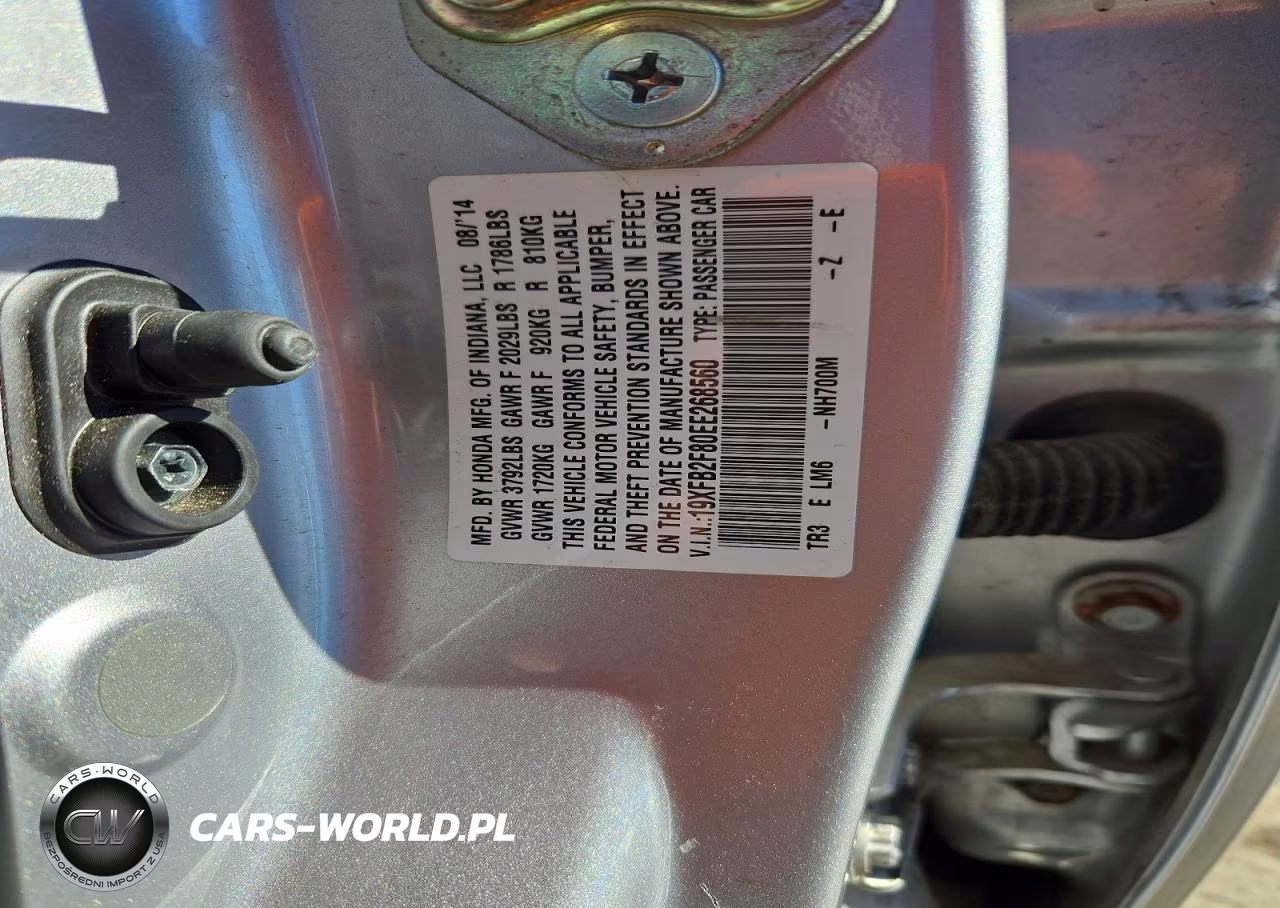 2014 Honda Civic Ex VIN:19XFB2F80EE268560 - 12