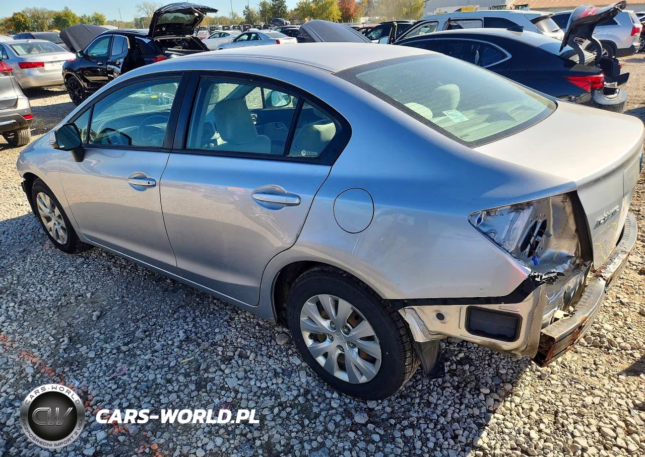 2012 Honda Civic Lx VIN:19XFB2F58CE018390 - 2