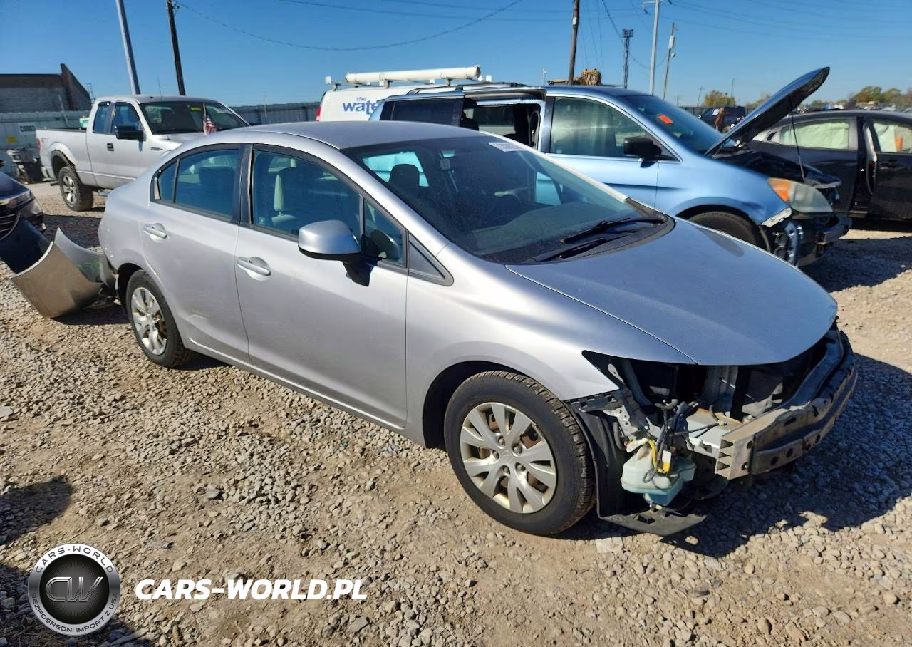 2012 Honda Civic Lx VIN:19XFB2F58CE018390 - 4