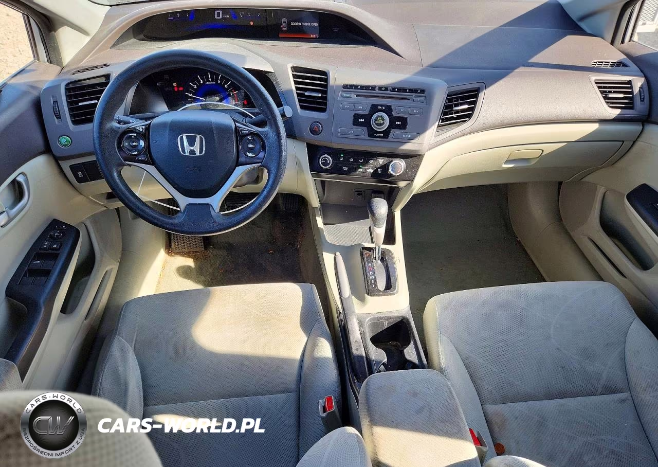 2012 Honda Civic Lx VIN:19XFB2F58CE018390 - 8