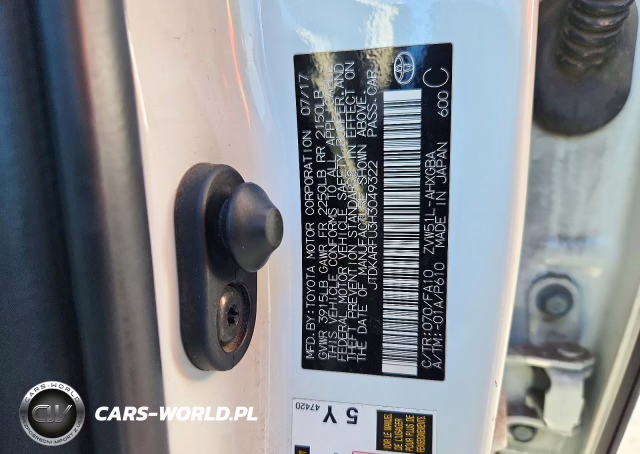 2017 Toyota Prius Three VIN:JTDKARFU3H3049322 - 12