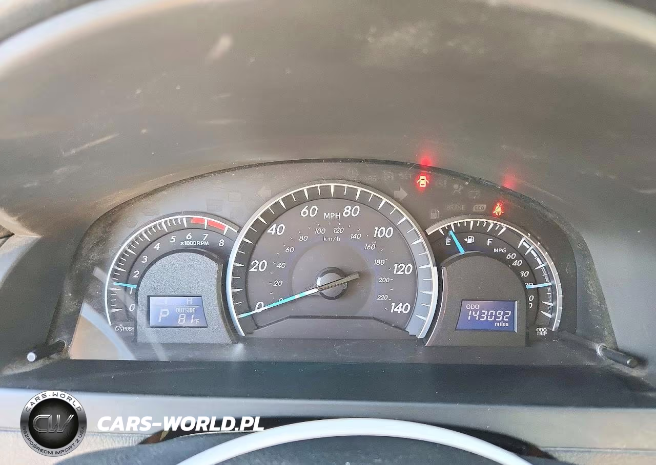 2012 Toyota Camry Xle V6 VIN:4T1BK1FK8CU508632 - 9