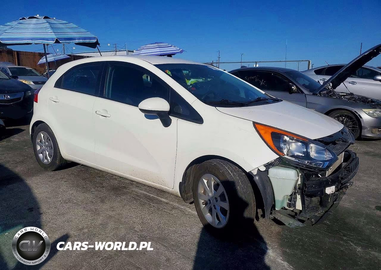 2013 Kia Rio Lx VIN:KNADM5A36D6226765 - 4
