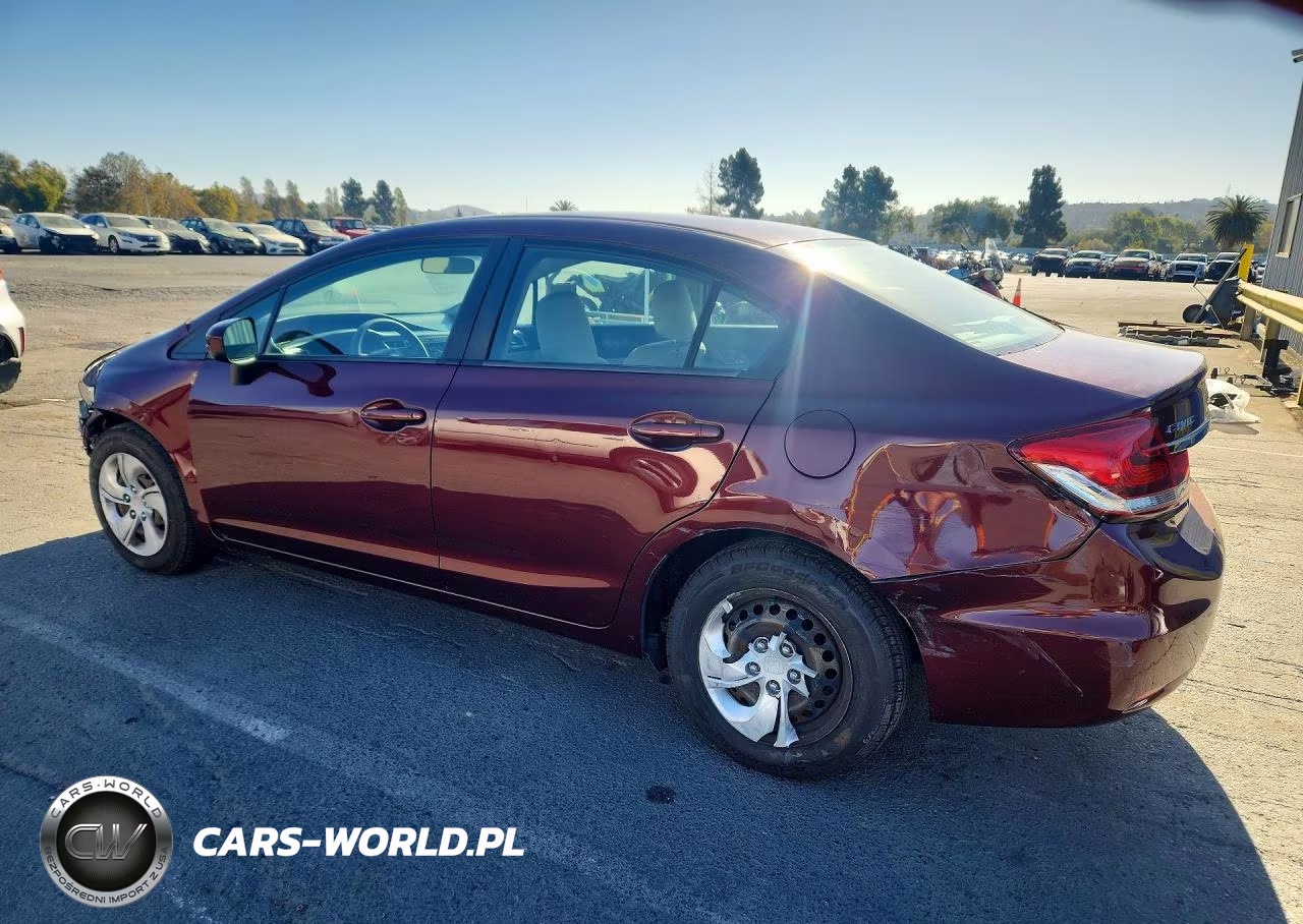 2015 Honda Civic Lx VIN:19XFB2F59FE265339 - 2