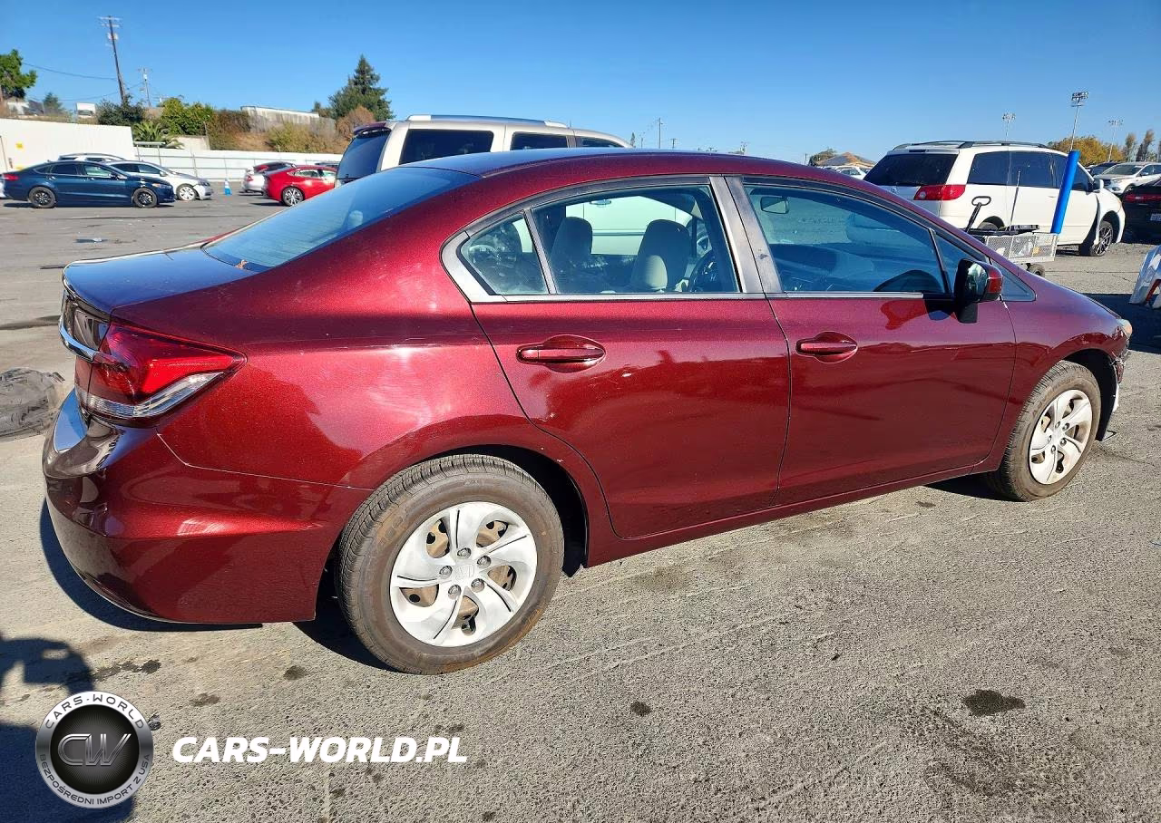 2015 Honda Civic Lx VIN:19XFB2F59FE265339 - 3