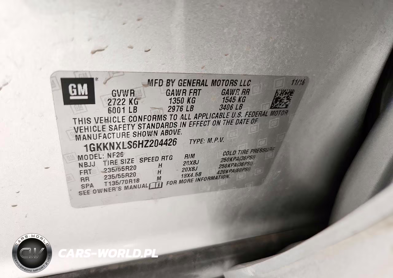 2017 GMC Acadia Denali VIN:1GKKNXLS6HZ204426 - 14