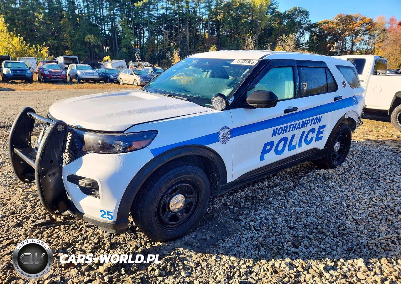 2025 Ford Explorer Police Interceptor VIN:1FM5K8AB6SGA03120 - 1