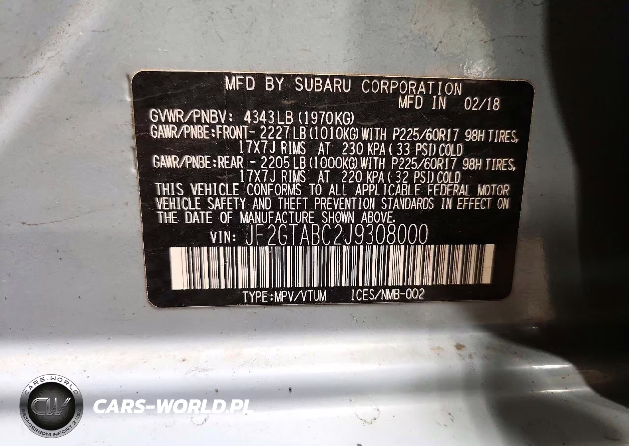 2018 Subaru Crosstrek Premium VIN:JF2GTABC2J9308000 - 13