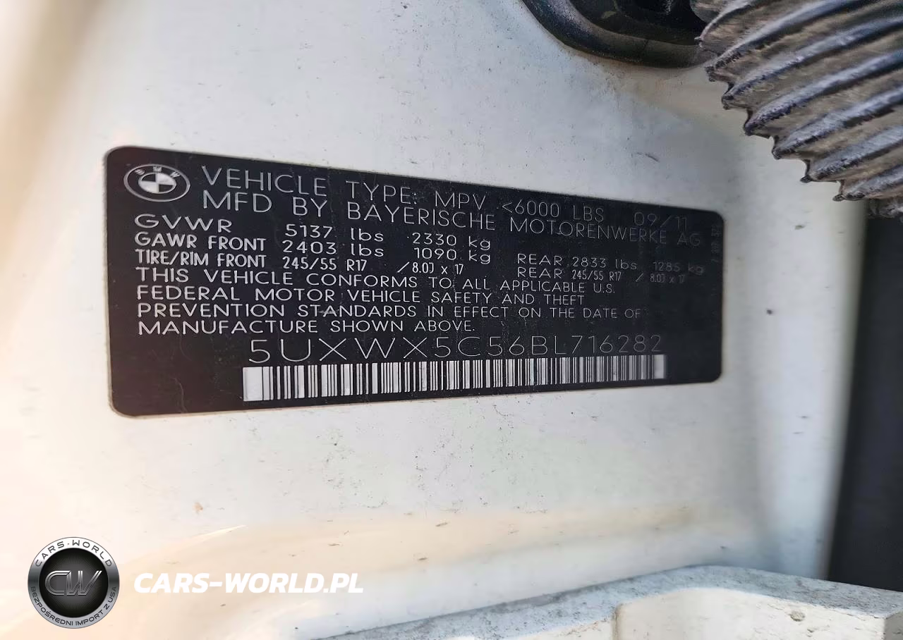2011 BMW X3 xDrive28I VIN:5UXWX5C56BL716282 - 13