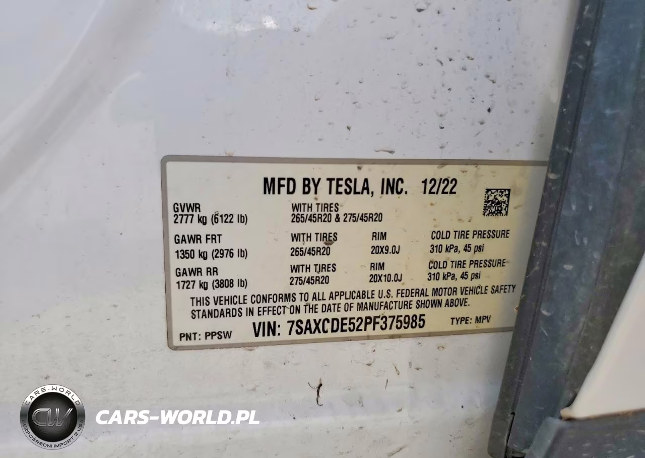 2023 Tesla Model X VIN:7SAXCDE52PF375985 - 14