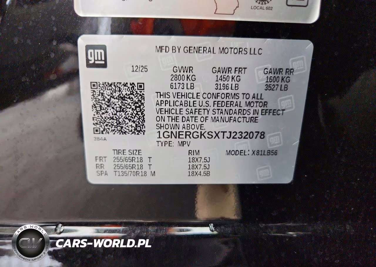 2026 Chevrolet Traverse Lt VIN:1GNERGKSXTJ232078 - 13