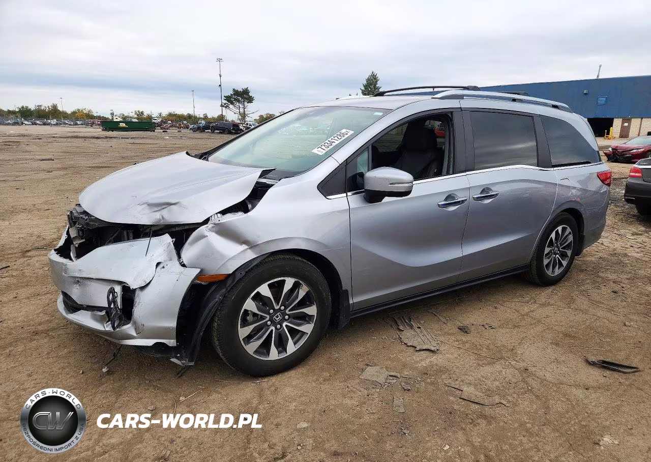 2021 Honda Odyssey Exl VIN:5FNRL6H78MB041454 - 1