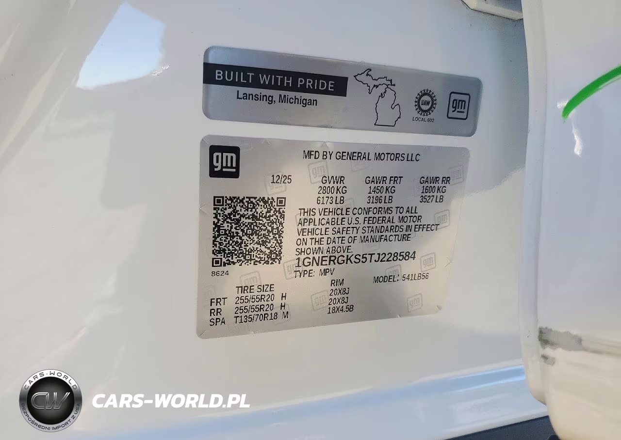 2026 Chevrolet Traverse Lt VIN:1GNERGKS5TJ228584 - 14