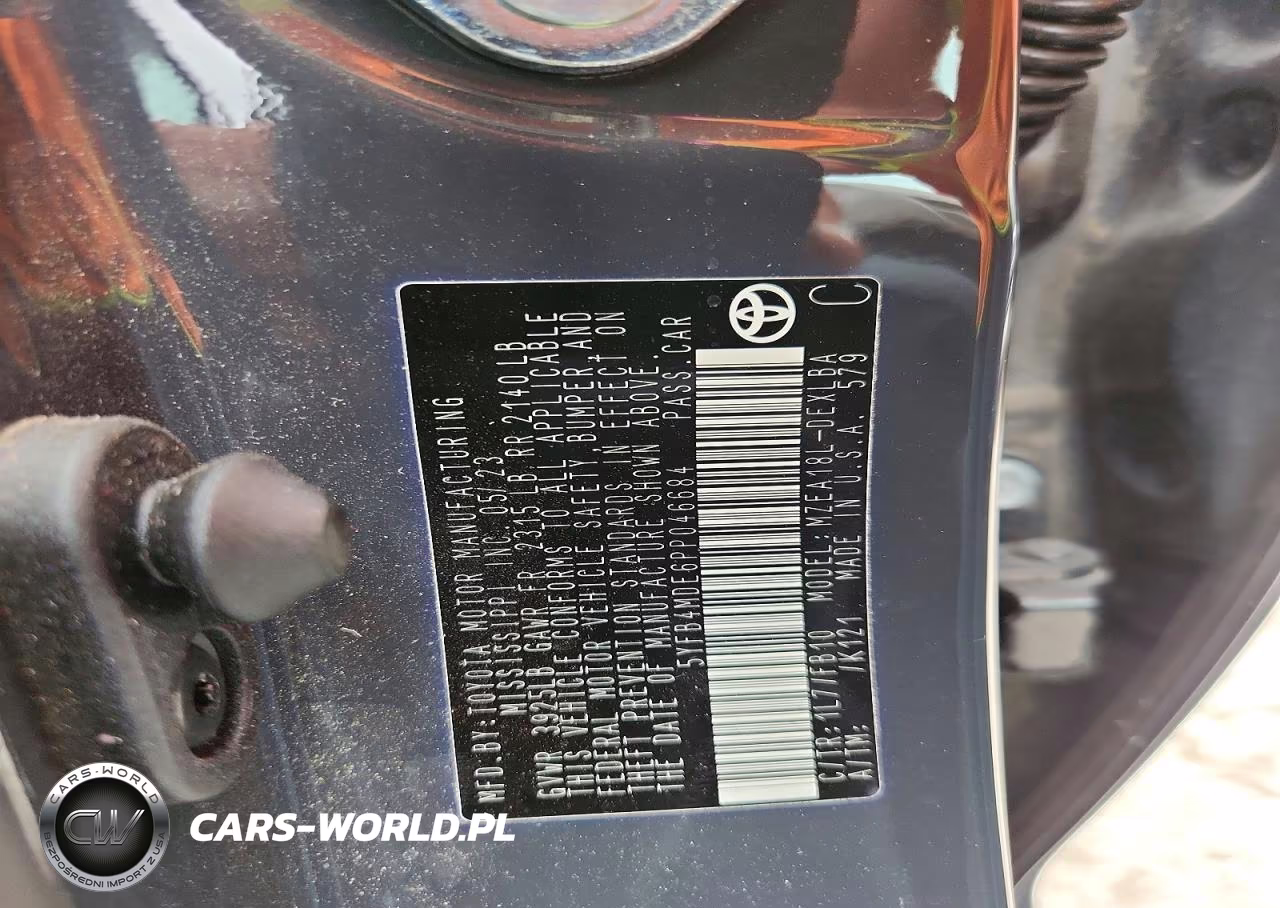 2023 Toyota Corolla Le VIN:5YFB4MDE6PP046684 - 12