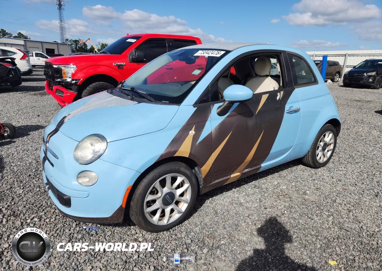 2017 Fiat 500 Pop VIN:3C3CFFKR5HT508929 - 1