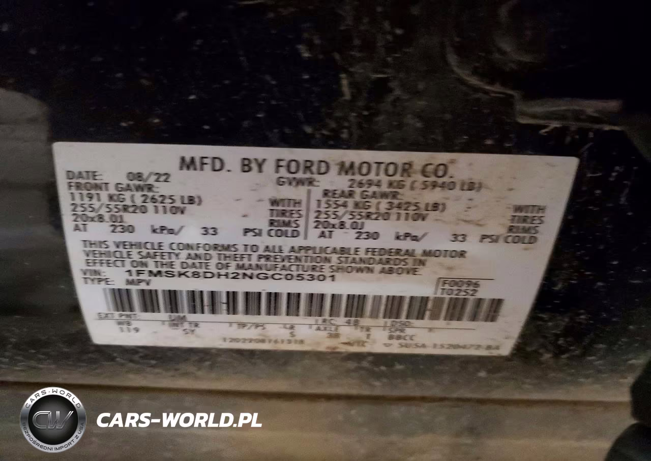2022 Ford Explorer Xlt VIN:1FMSK8DH2NGC05301 - 13