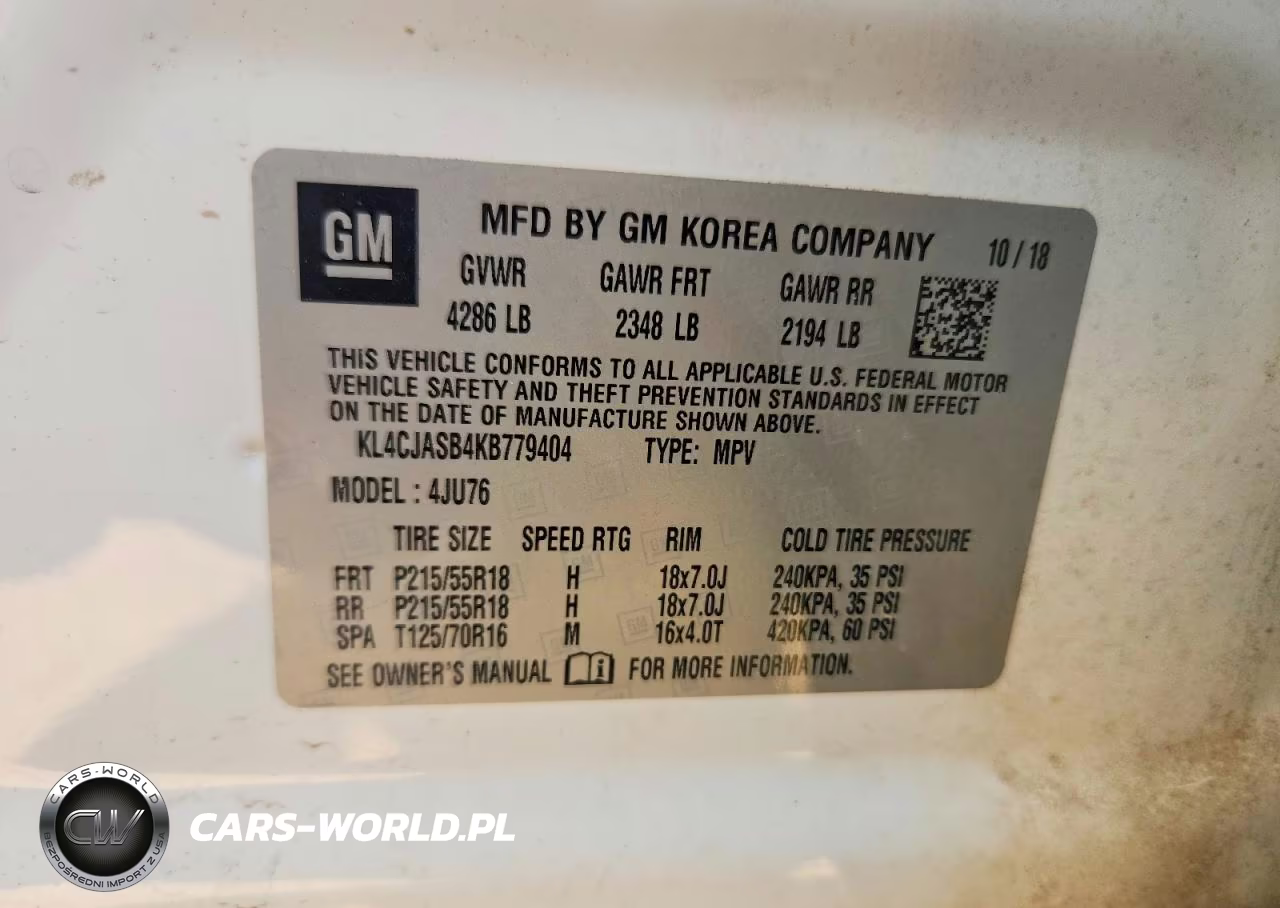2019 Buick Encore Preferred VIN:KL4CJASB4KB779404 - 13