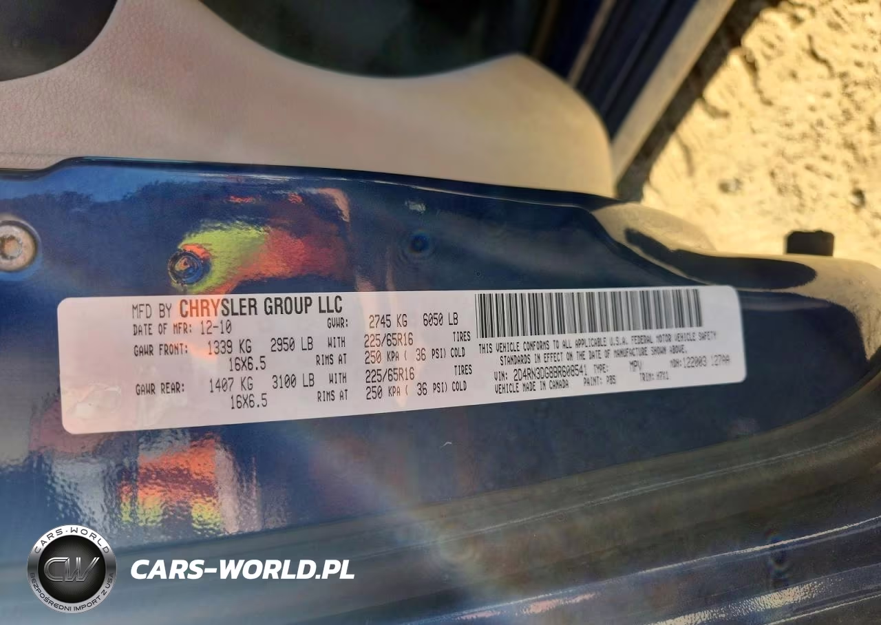 2011 Dodge Grand Caravan Mainstreet VIN:2D4RN3DG8BR608541 - 14