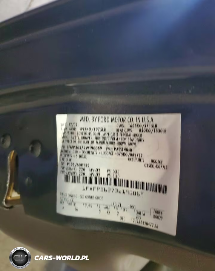 2003 Ford Focus Se VIN:1FAFP36373W190069 - 12