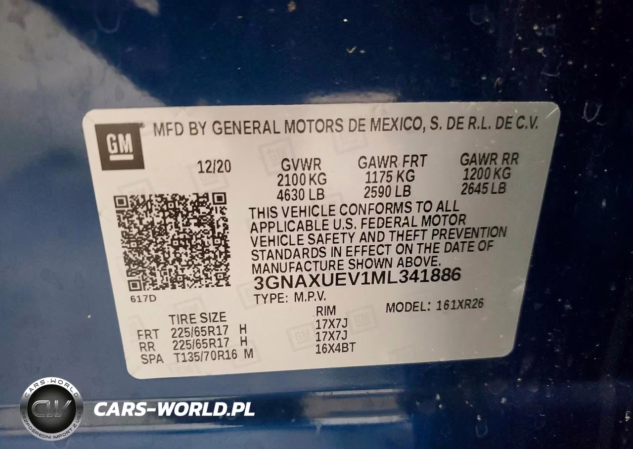 2021 Chevrolet Equinox Lt VIN:3GNAXUEV1ML341886 - 13