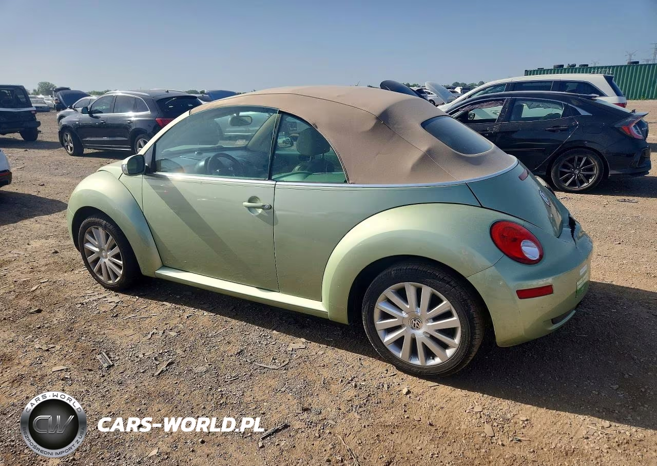 2008 Volkswagen New Beetle Convertible Se VIN:3VWRF31Y78M411557 - 2