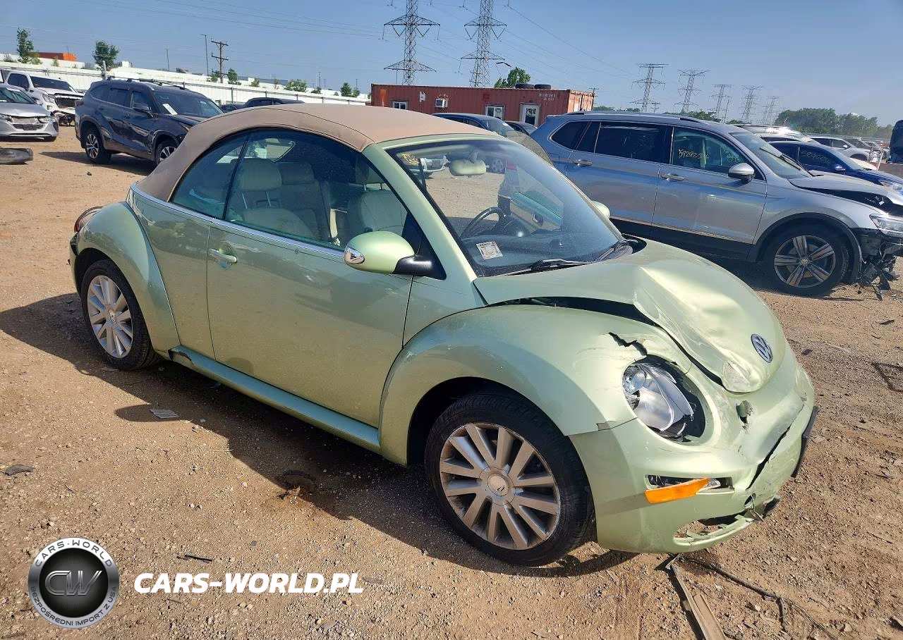 2008 Volkswagen New Beetle Convertible Se VIN:3VWRF31Y78M411557 - 4