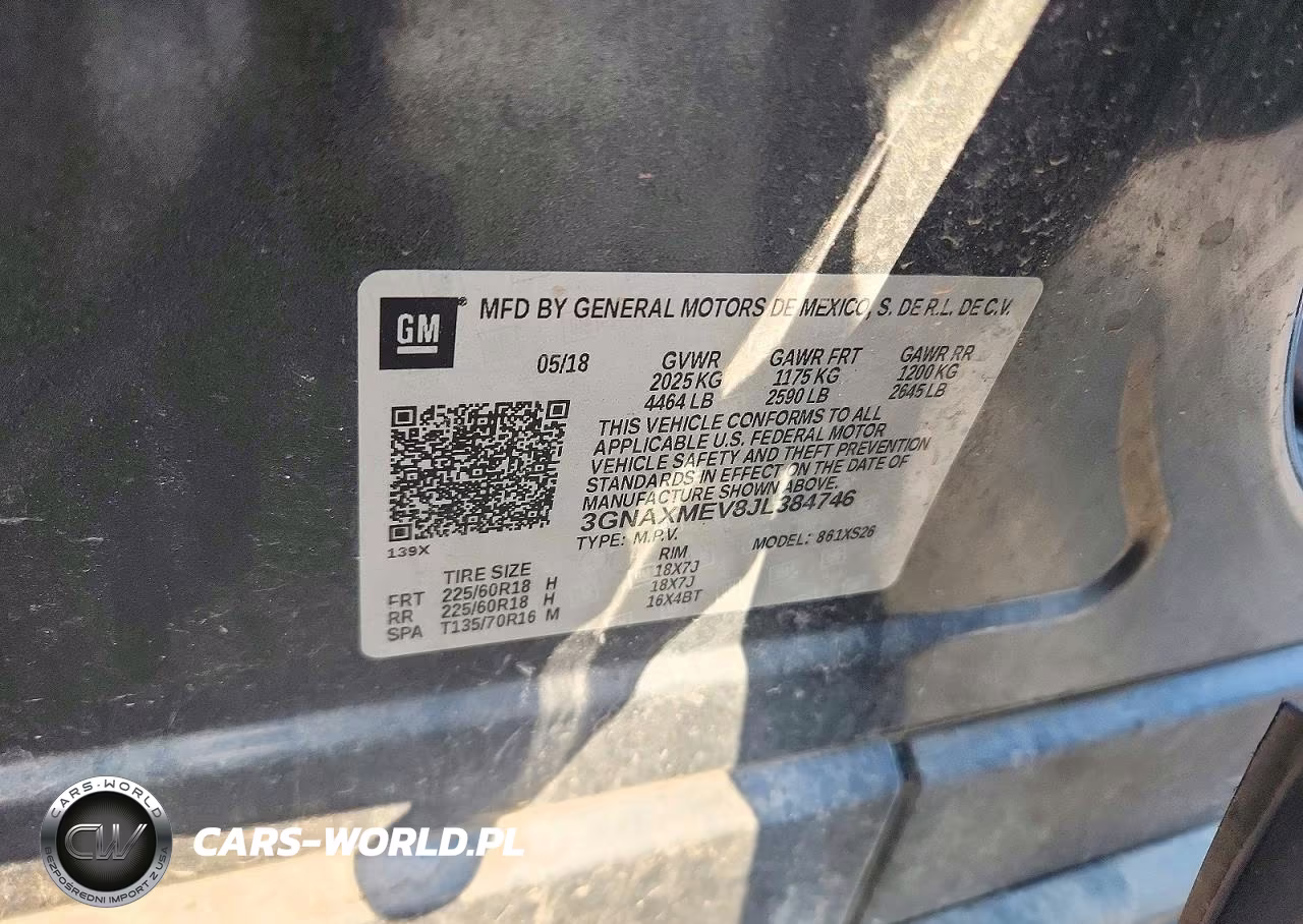 2018 Chevrolet Equinox Premier VIN:3GNAXMEV8JL384746 - 13