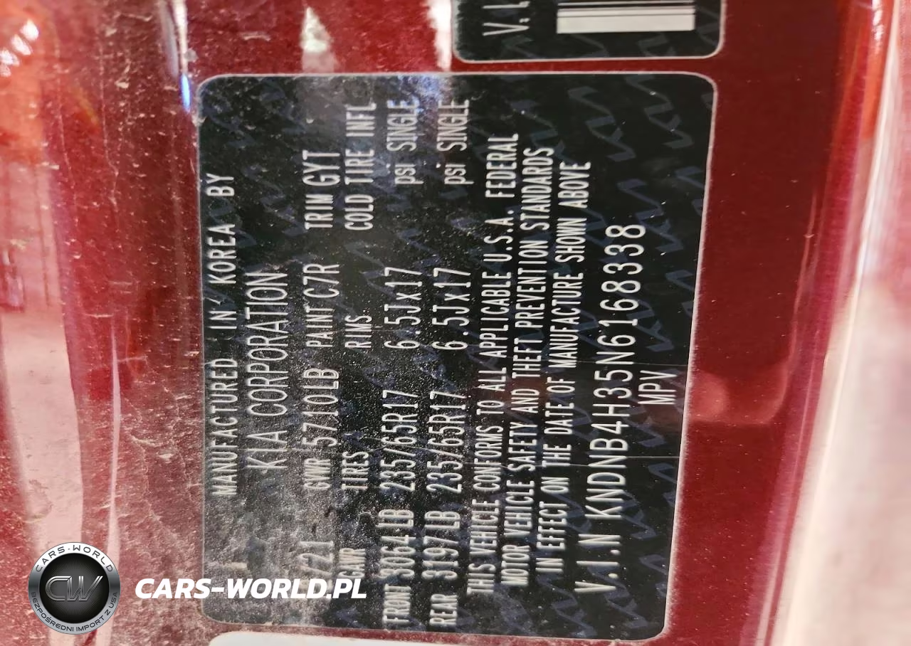 2022 Kia Carnival Lx VIN:KNDNB4H35N6168338 - 13