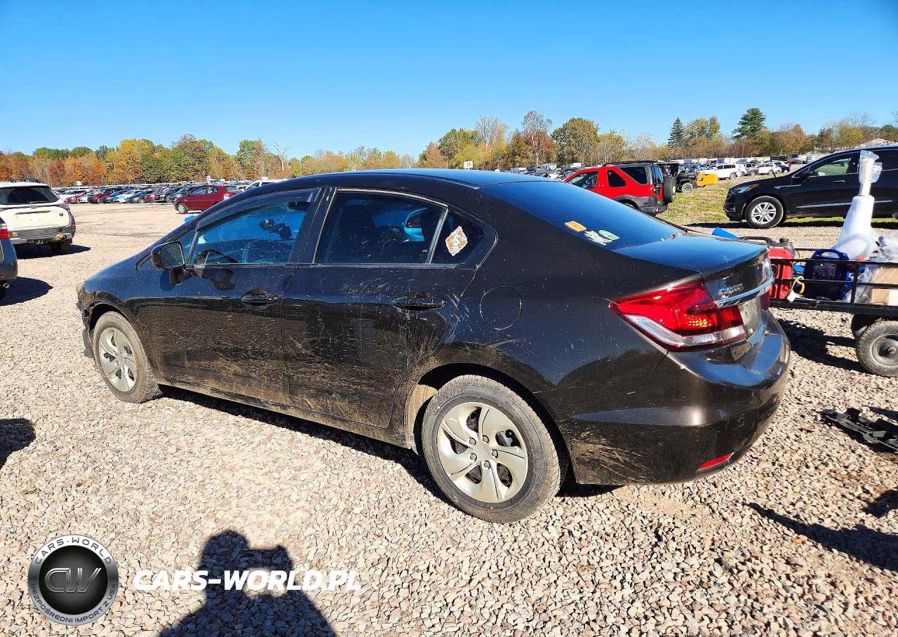 2014 Honda Civic Lx VIN:2HGFB2F58EH521295 - 2
