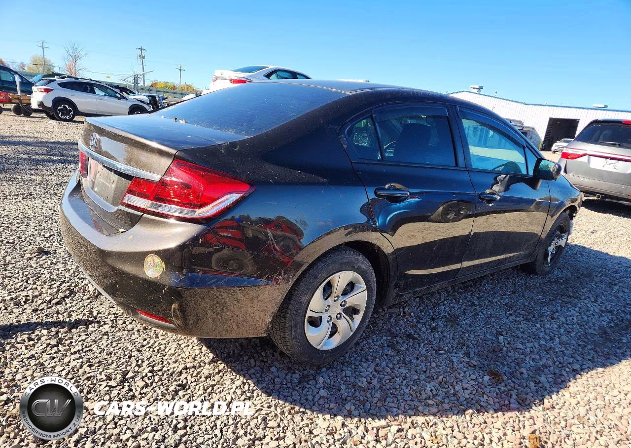 2014 Honda Civic Lx VIN:2HGFB2F58EH521295 - 3