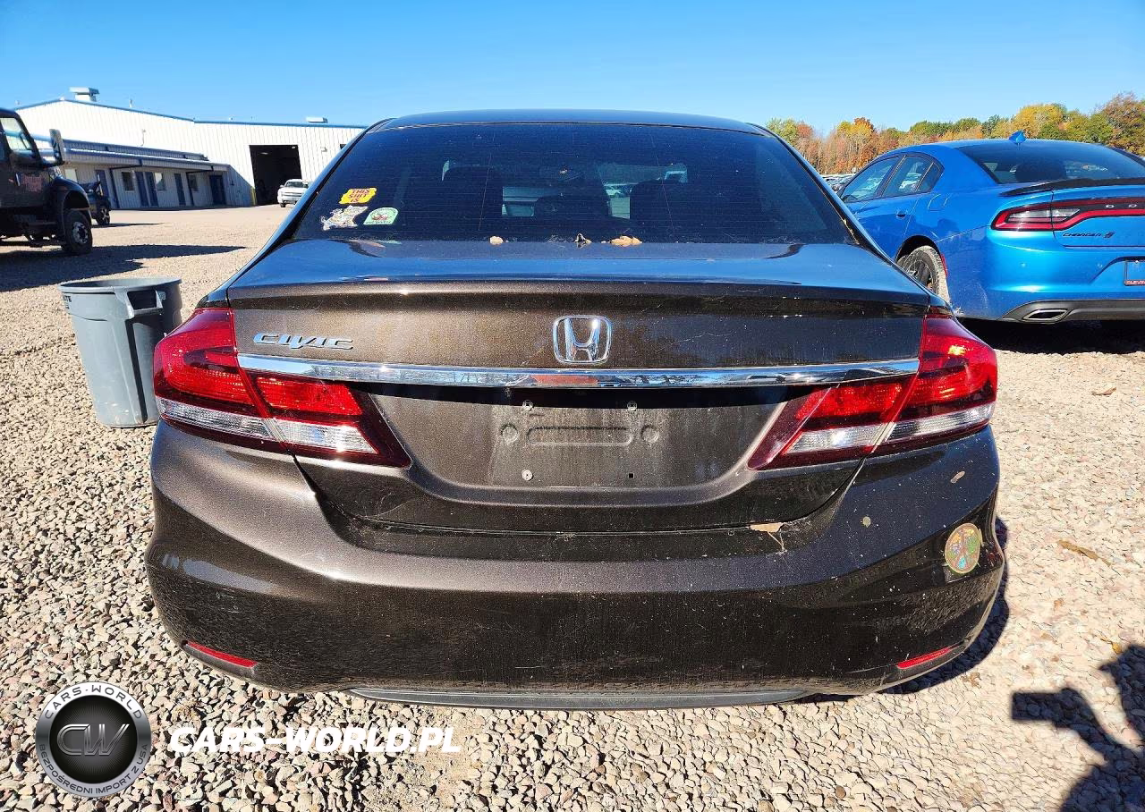 2014 Honda Civic Lx VIN:2HGFB2F58EH521295 - 6