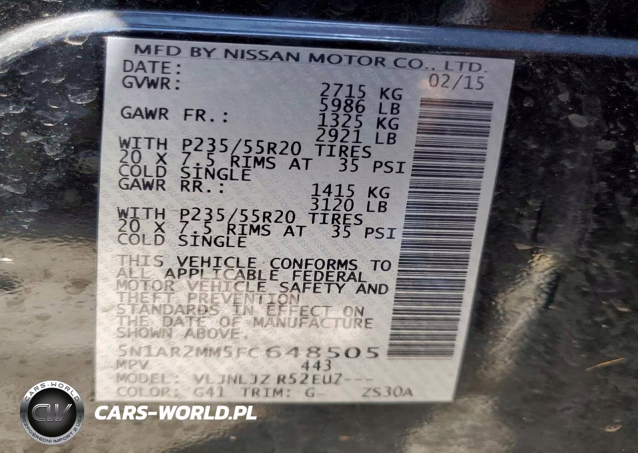 2015 Nissan Pathfinder S VIN:5N1AR2MM5FC648505 - 13