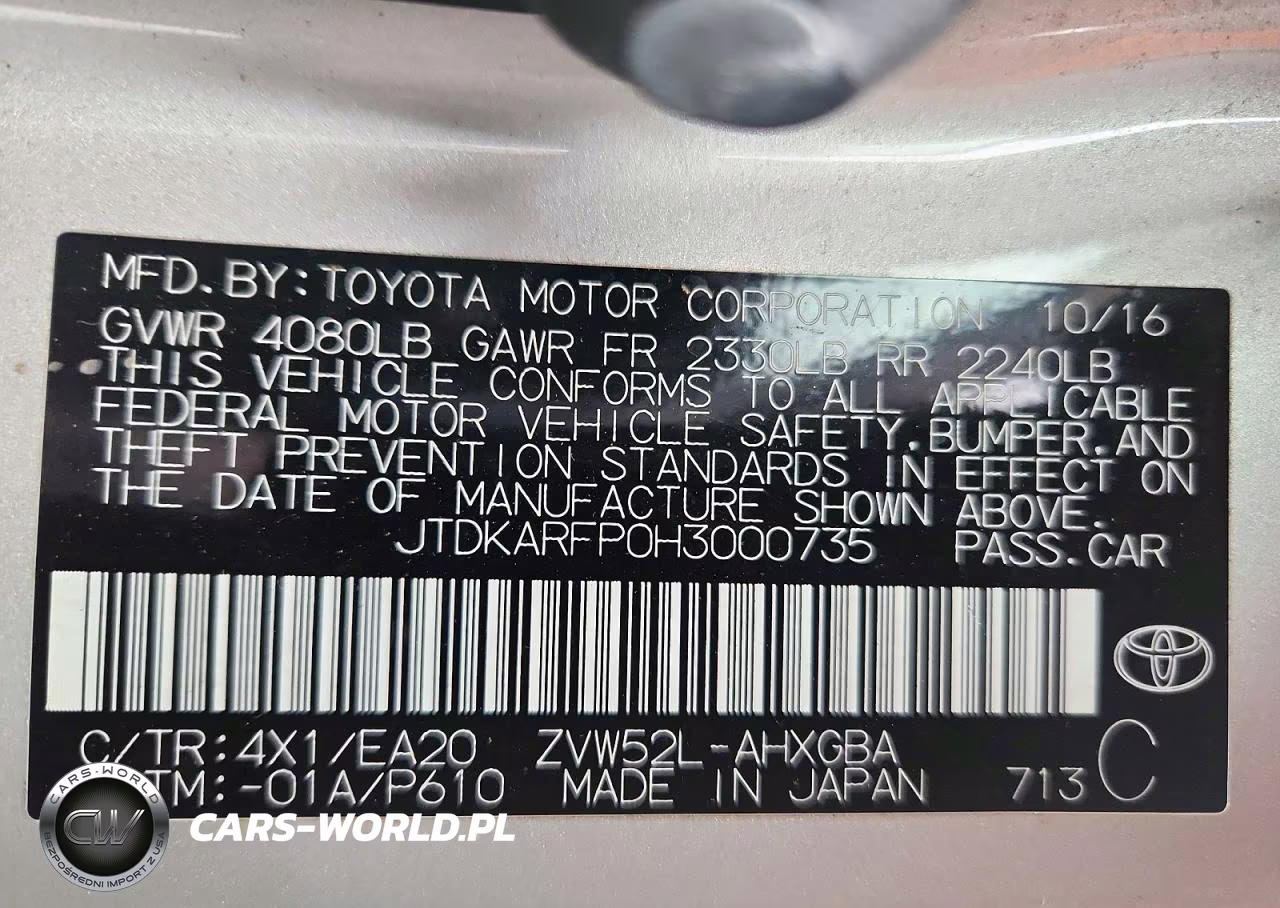 2017 Toyota Prius Prime Premium VIN:JTDKARFP0H3000735 - 13