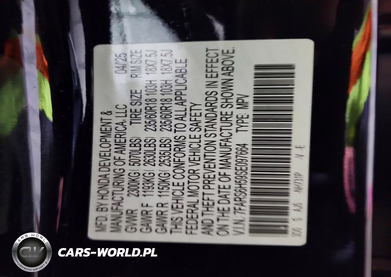 2025 Honda Cr-V Sport VIN:7FARS6H59SE097664 - 13