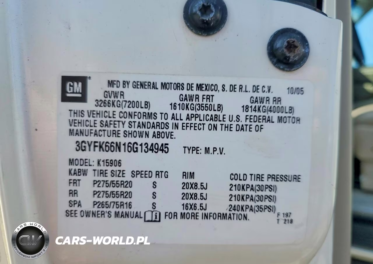 2006 Cadillac Escalade Esv VIN:3GYFK66N16G134945 - 13