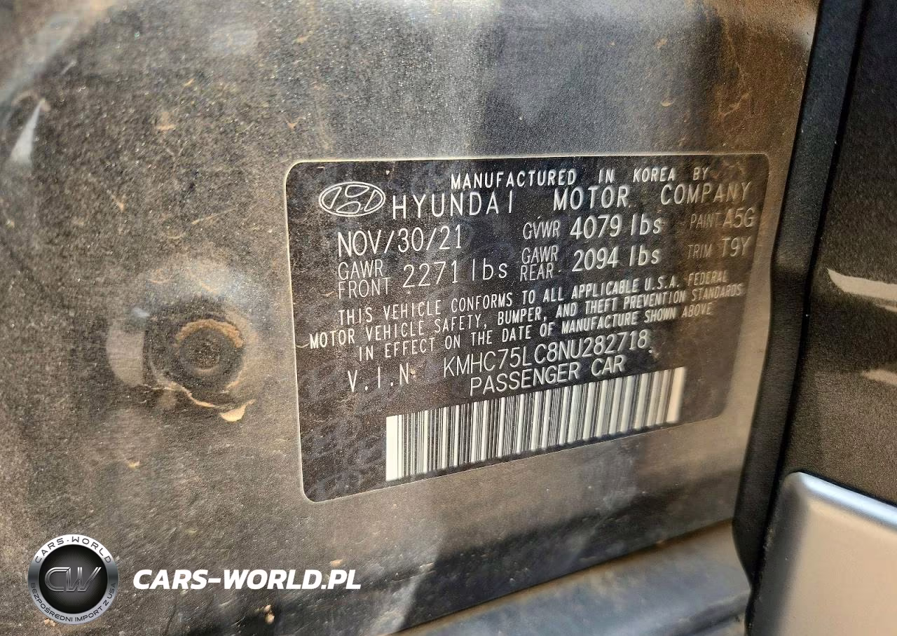 2022 Hyundai Ioniq Se VIN:KMHC75LC8NU282718 - 12