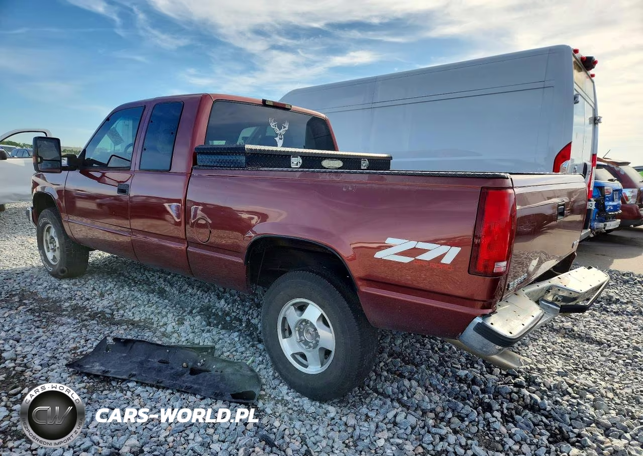 1998 GMC Sierra K1500 VIN:2GTEK19R7W1527084 - 2