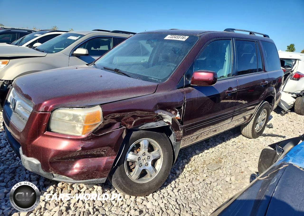 2008 Honda Pilot Exl VIN:5FNYF18588B046003 - 1