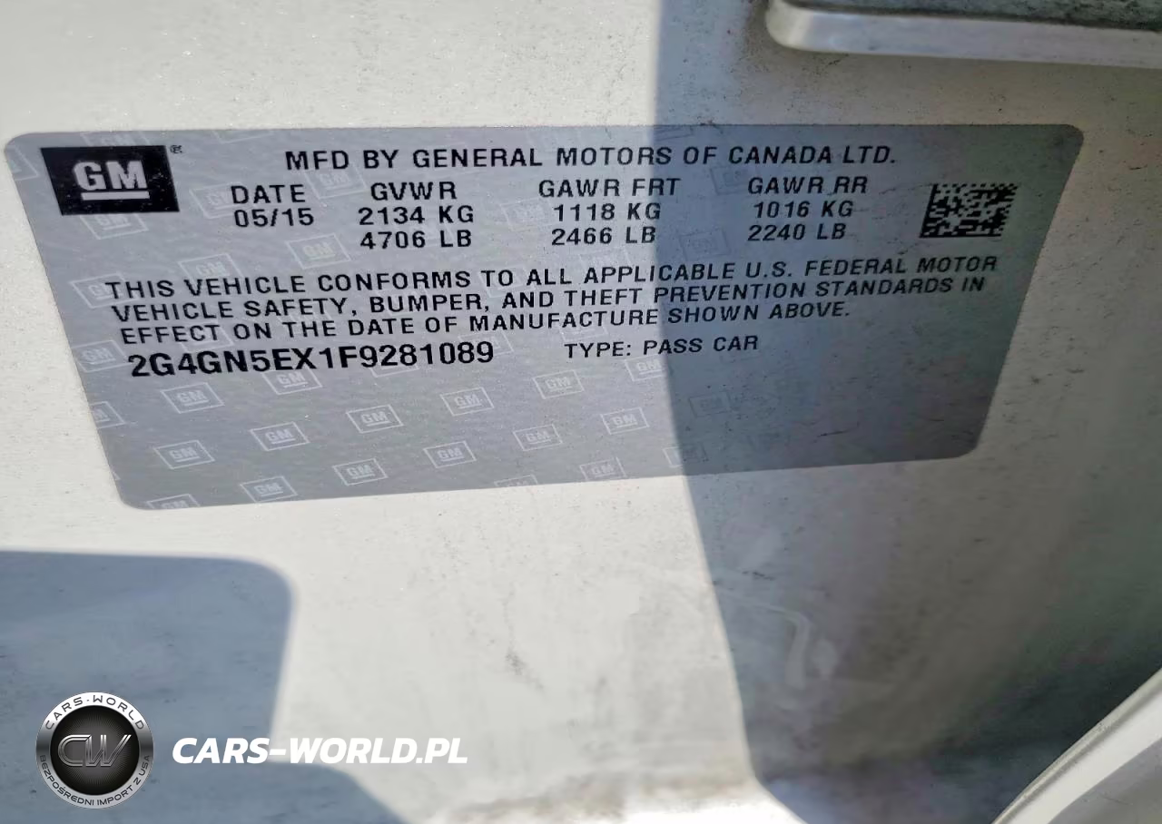 2015 Buick Regal Premium VIN:2G4GN5EX1F9281089 - 12
