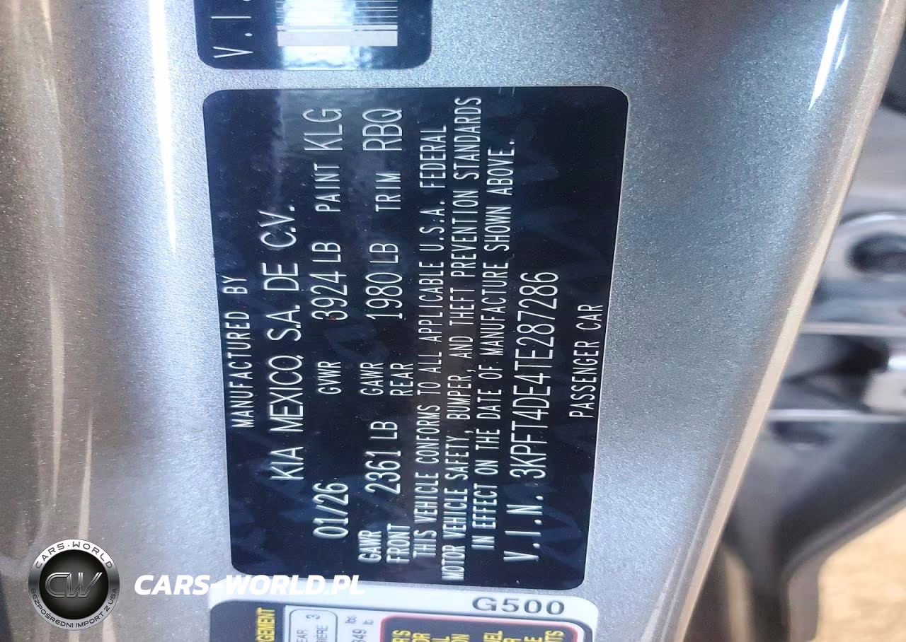 2026 Kia K4 Lxs VIN:3KPFT4DE4TE287286 - 12