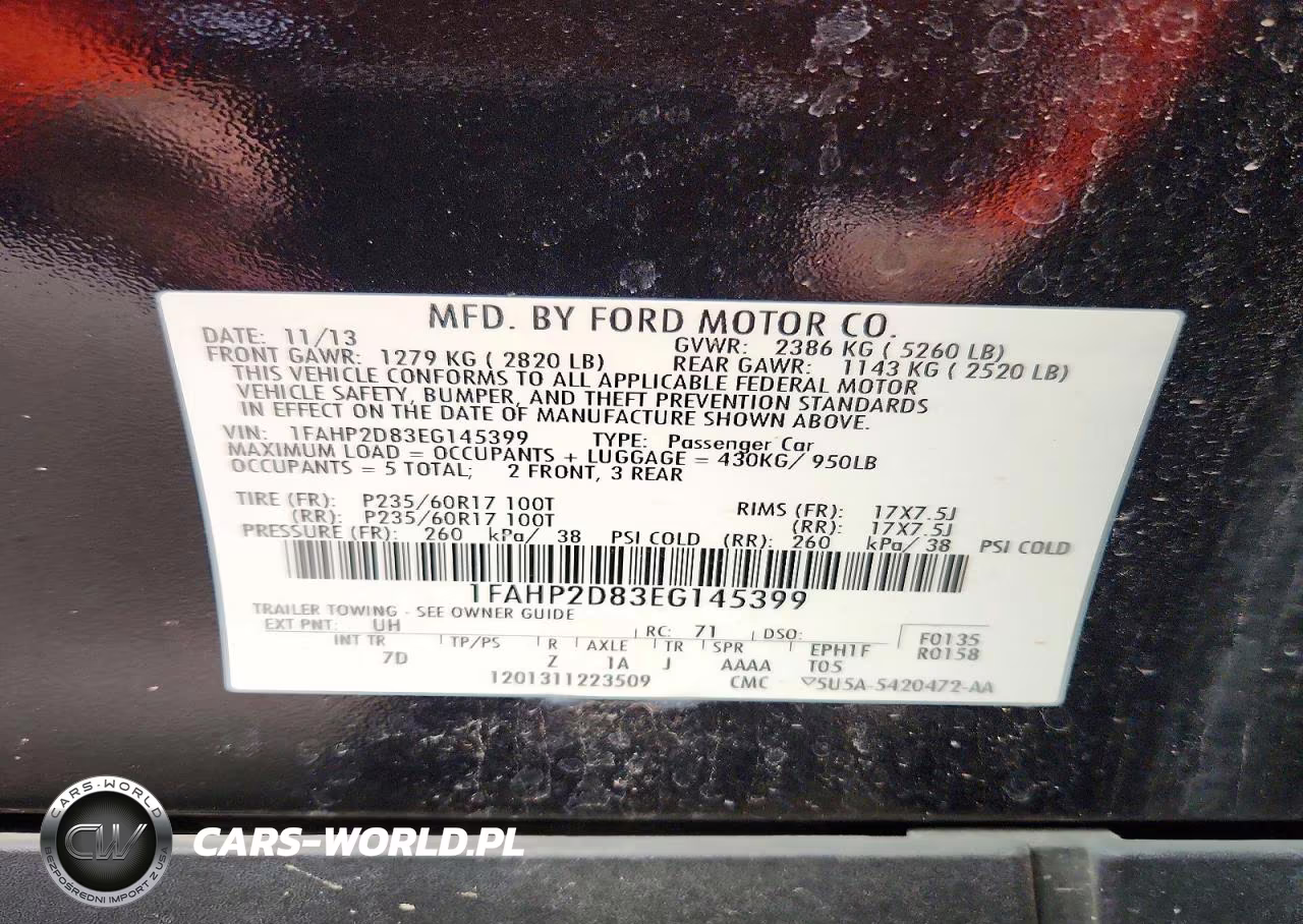 2014 Ford Taurus Se VIN:1FAHP2D83EG145399 - 12