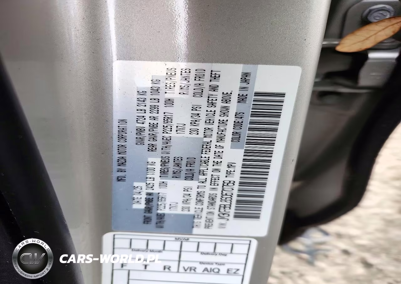 2025 Mazda Cx-5 Select VIN:JM3KFBBL8S0670769 - 13