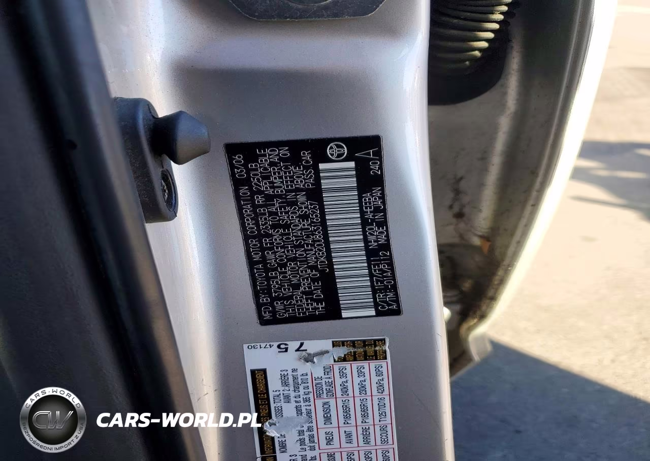 2006 Toyota Prius Base VIN:JTDKB20U863165237 - 12